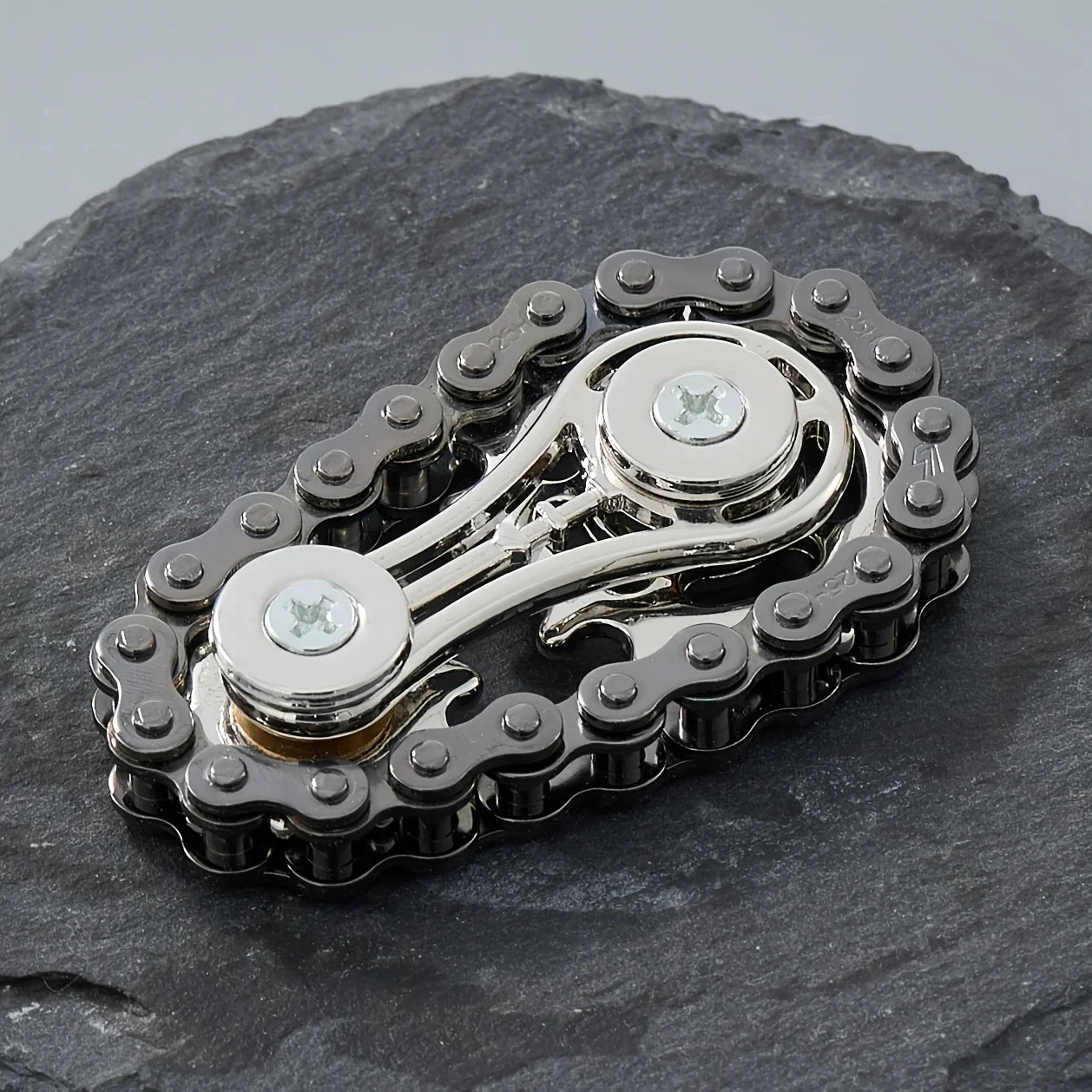 Metal Flywheel Fidget Spinner with Gyro Design