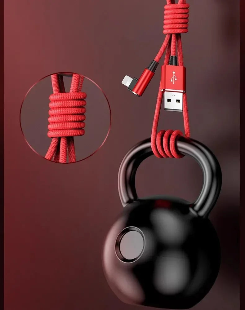 90° Angled Fast Charging Cable for iPhone