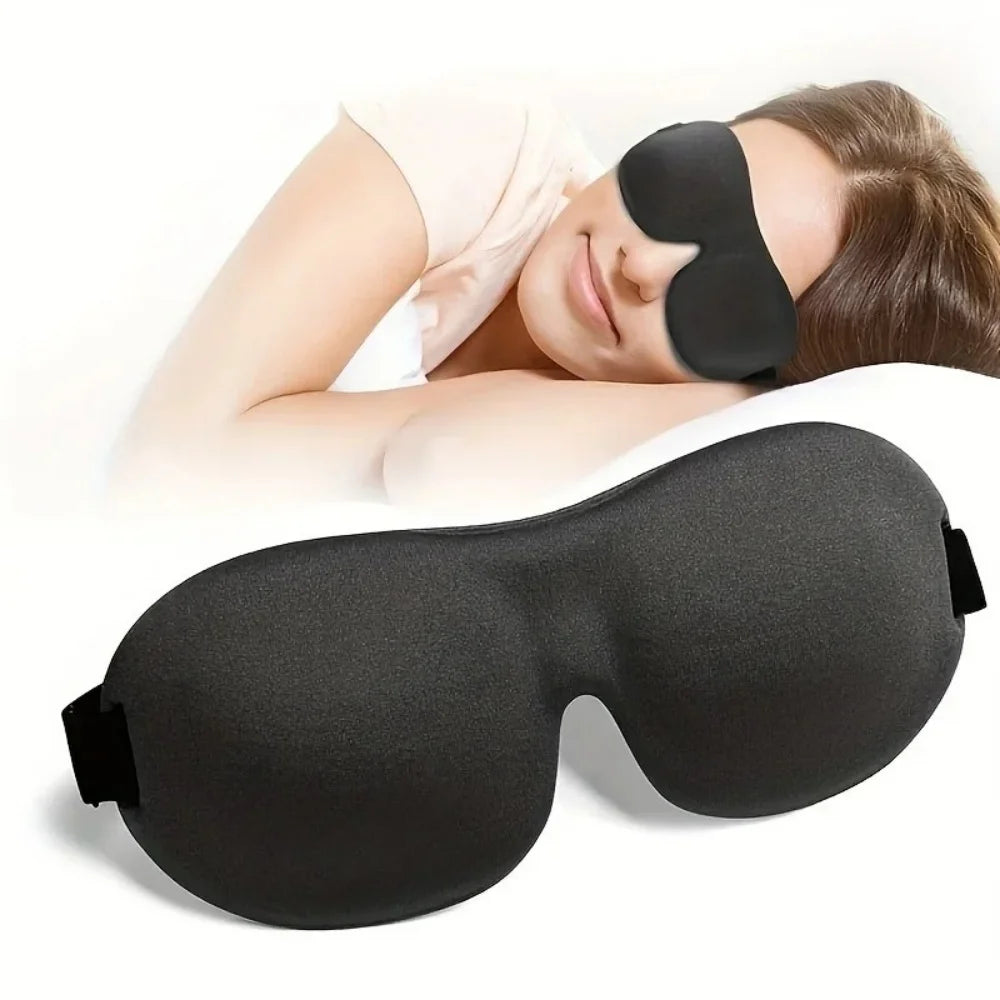 3D Sleep Mask – Memory Foam Light Blocking Eye Mask for Sleep & Travel