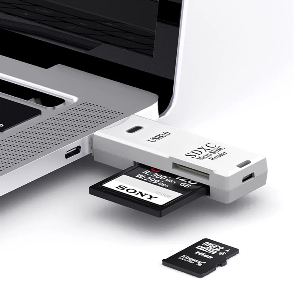 2-in-1 USB 3.0 SD & TF Card Reader