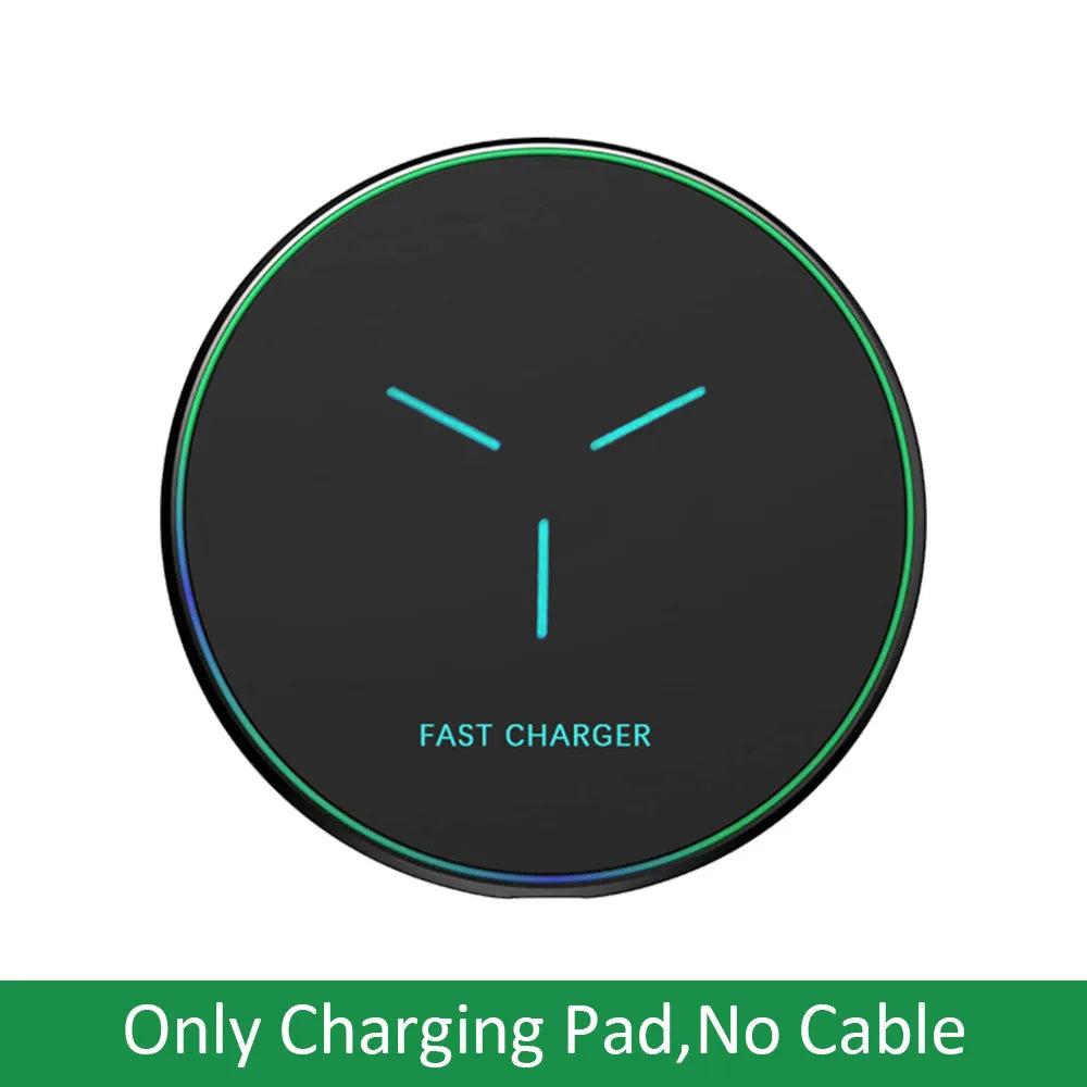 Fast Wireless Charging Pad for iPhone & Samsung