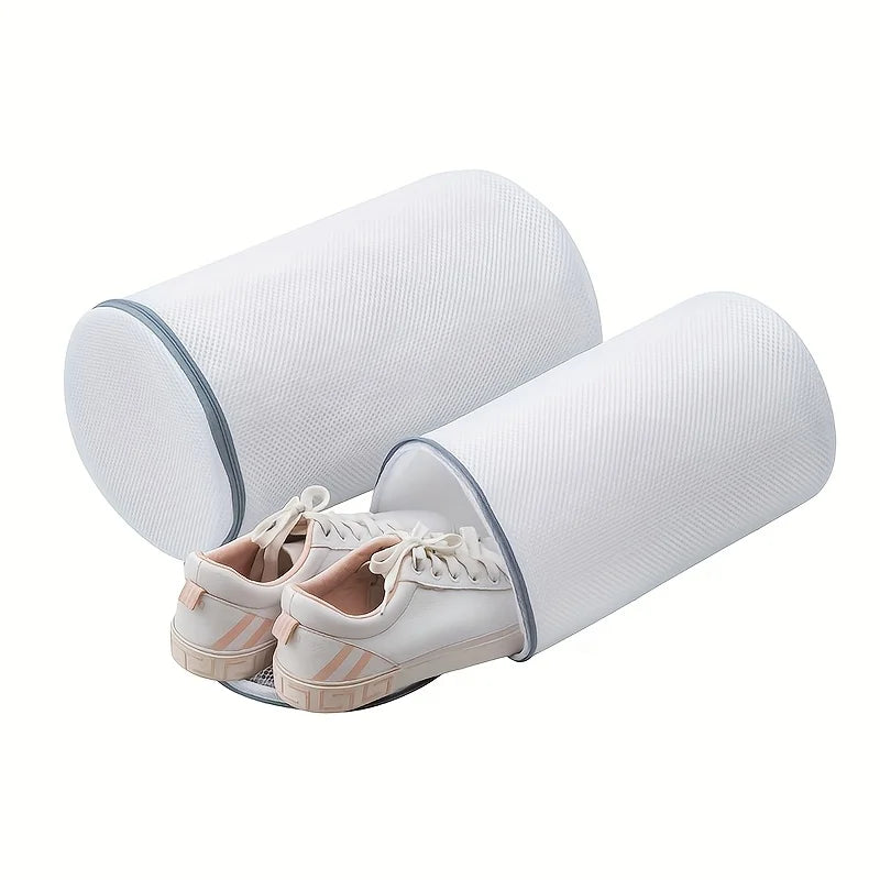 Shoe Washing Mesh Bag with Zipper (Sneaker Laundry Protection Bag)