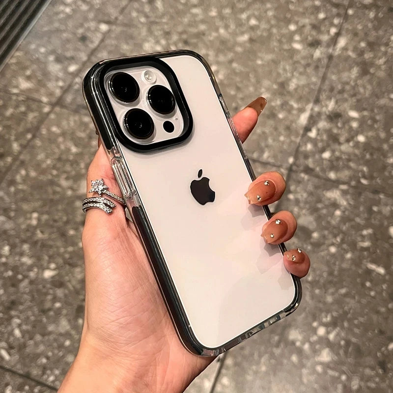 Clear Shockproof TPU iPhone Case (Transparent Protective Cover)