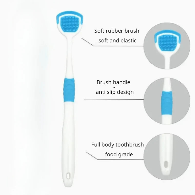 Tongue Scraper for Bad Breath Removal (Oral Hygiene Cleaner Tool)