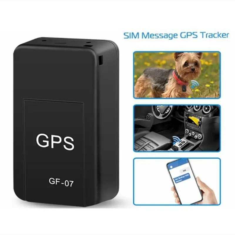 GF07 Mini GPS Tracker for Car, Pets & Kids (Magnetic Vehicle Locator)