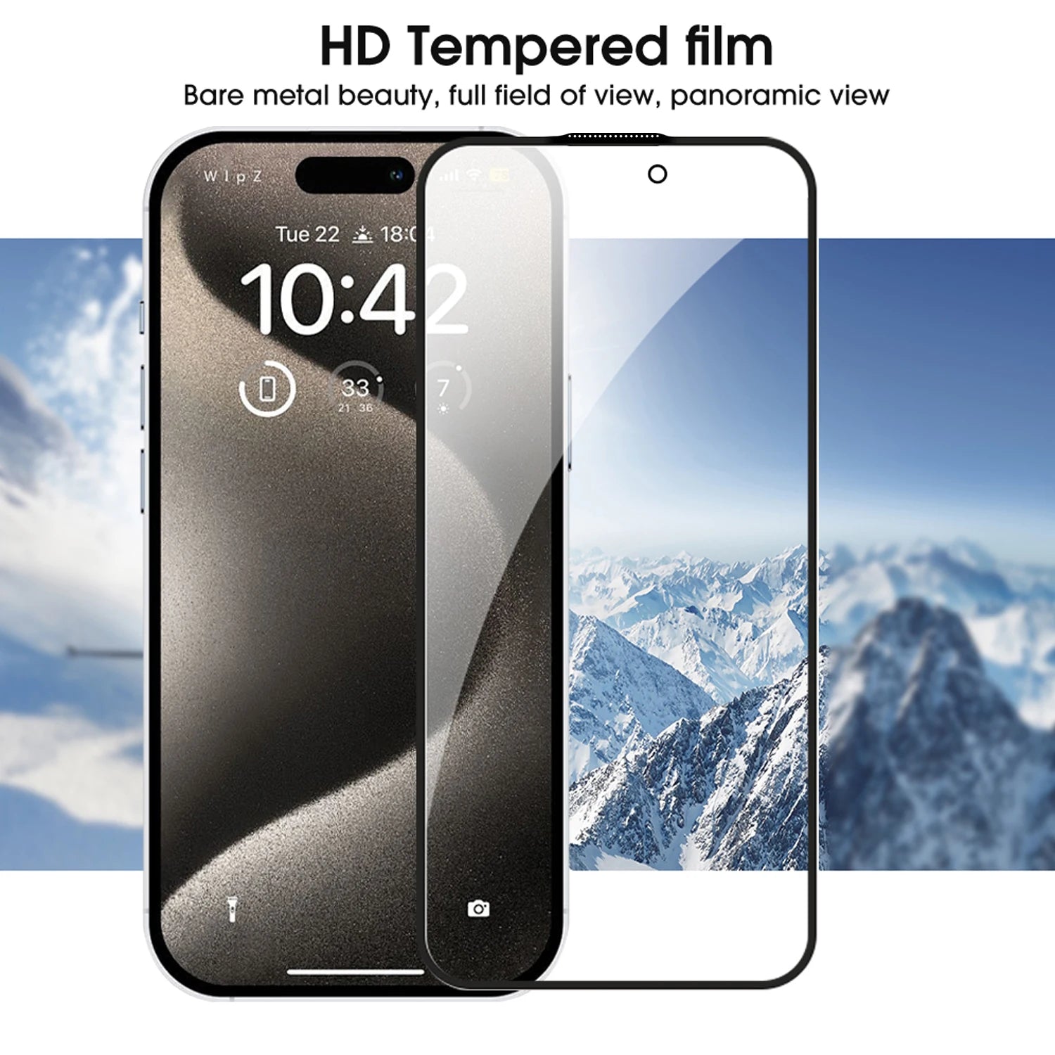 iPhone Tempered Glass Screen Protector (Privacy / Clear, 1–3 Pack, Optional Installation Kit)