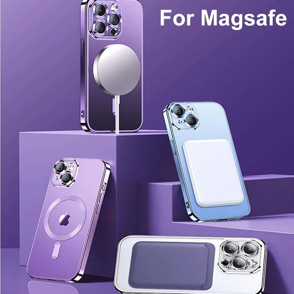 Magnetic Clear Case for iPhone (MagSafe Compatible)