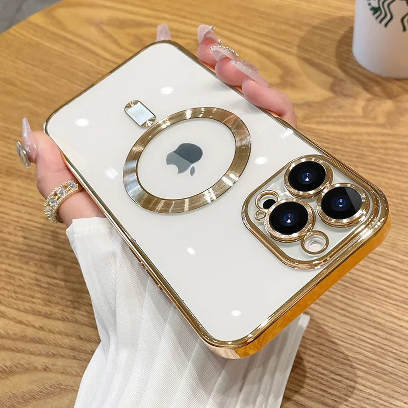Magnetic Clear Case for iPhone (MagSafe Compatible)