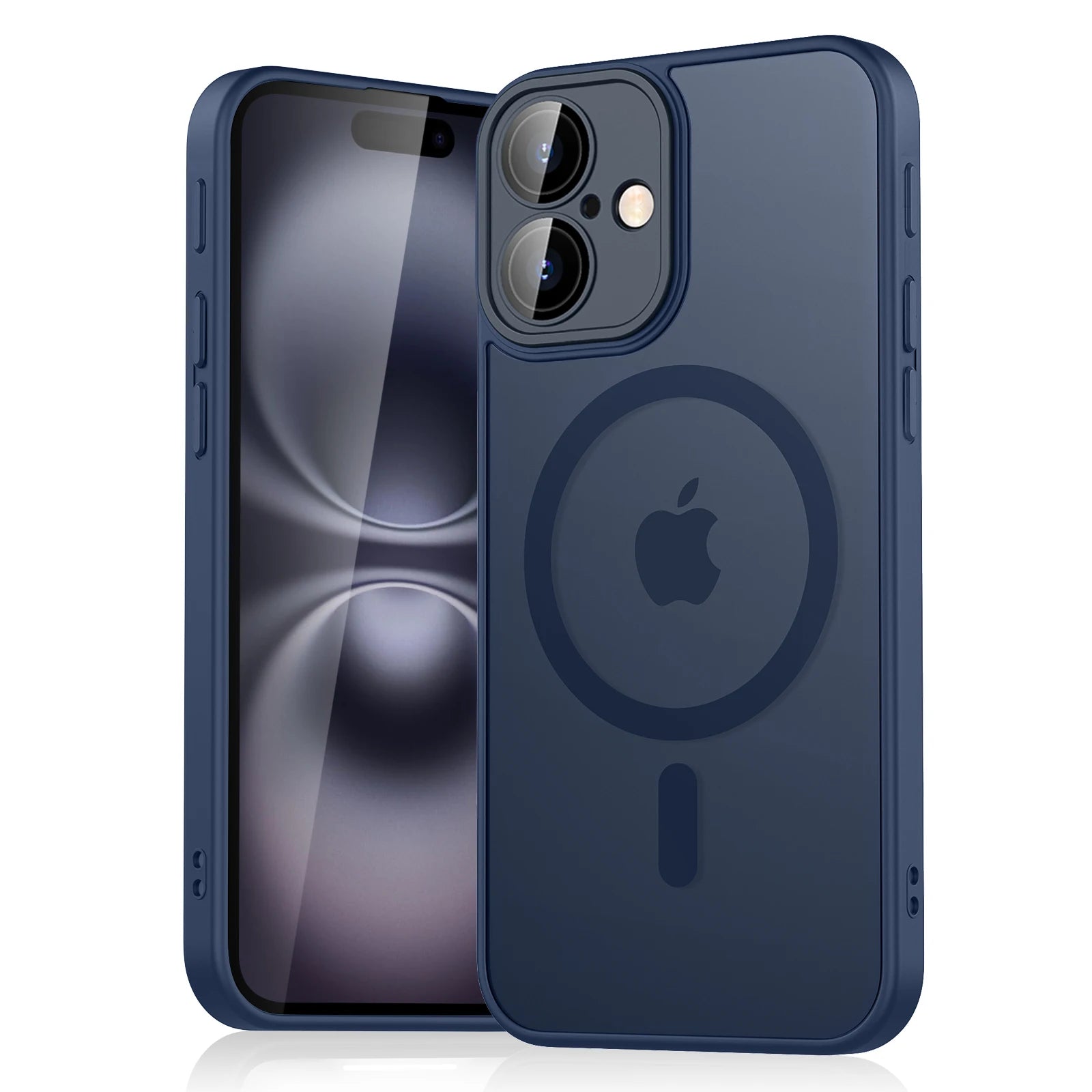 MagSafe Matte Translucent Shockproof iPhone Armor Case