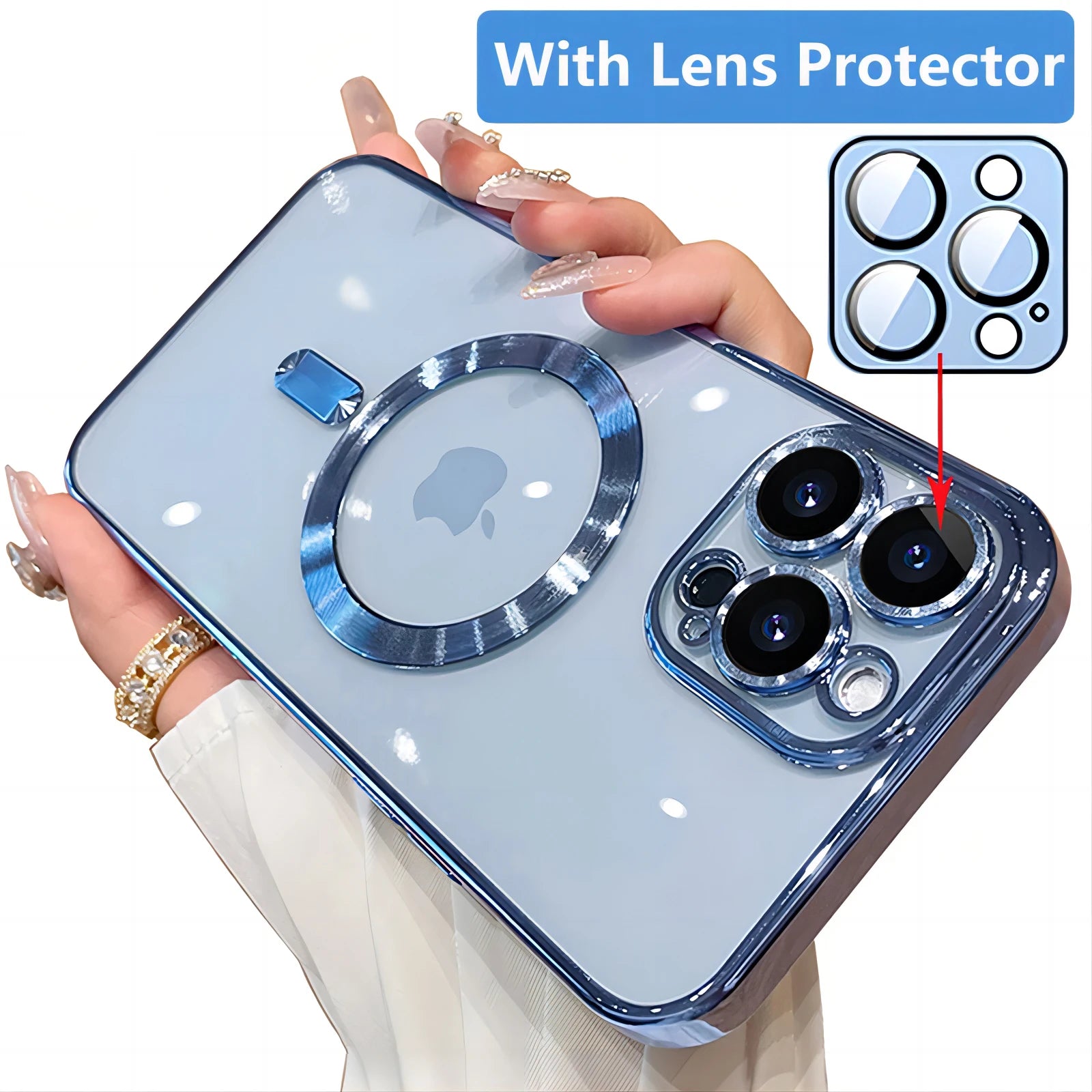 Magnetic Clear Case for iPhone (MagSafe Compatible)
