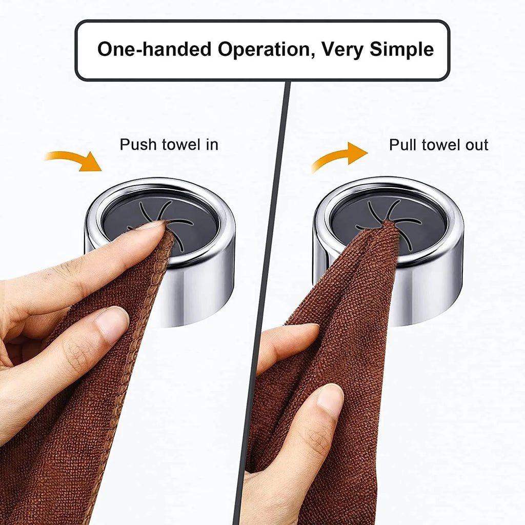 Kitchen Dishcloth & Towel Wall Clips (3PCS)