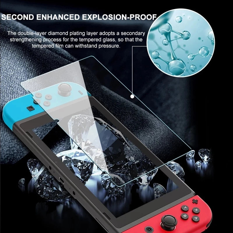 Tempered Glass Screen Protector for Nintendo Switch / OLED / Lite