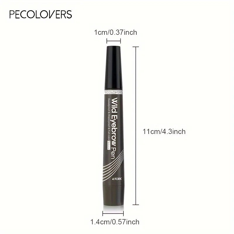 4-Prong Waterproof Eyebrow Tattoo Pen (Long-Lasting Natural Brow Makeup)