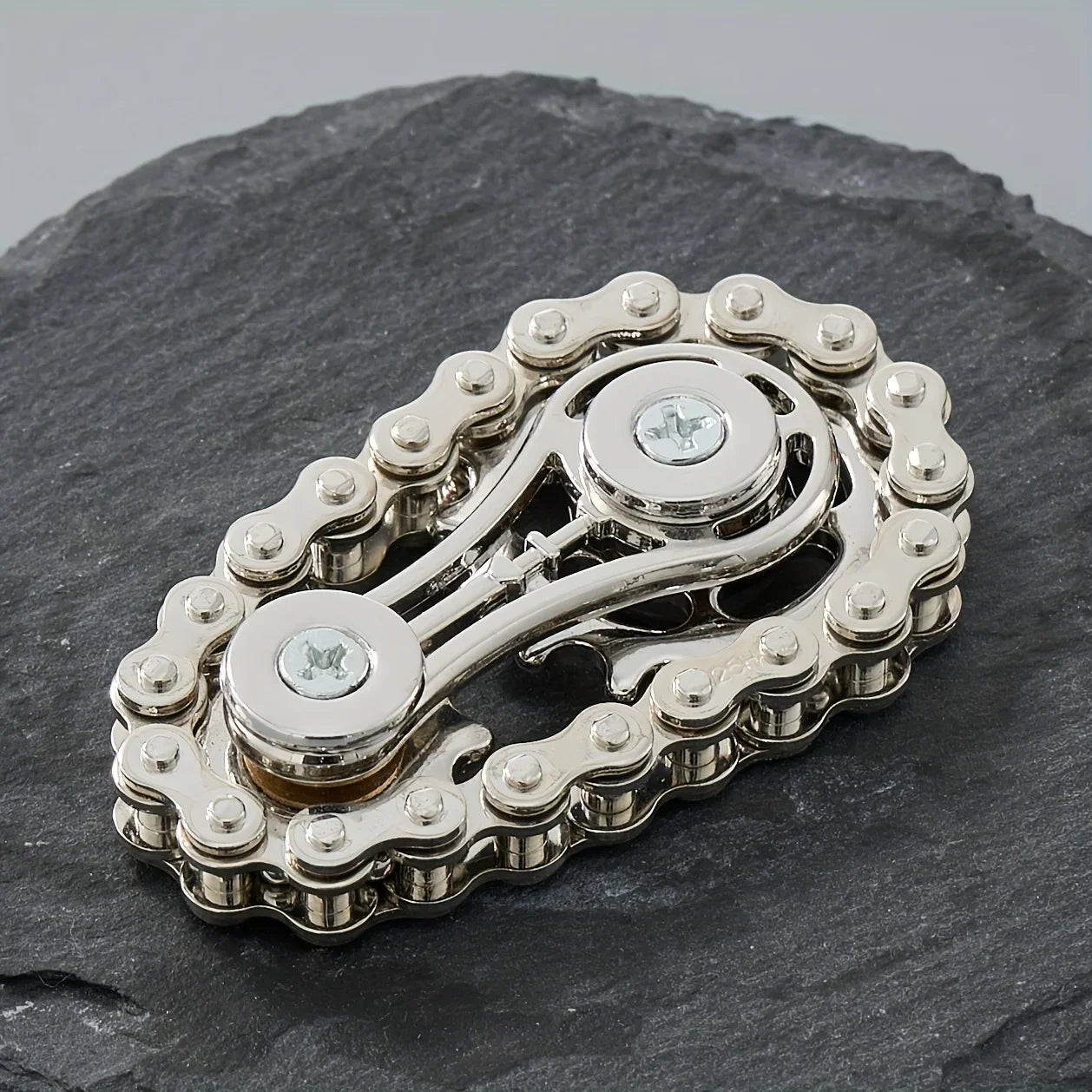 Metal Flywheel Fidget Spinner with Gyro Design