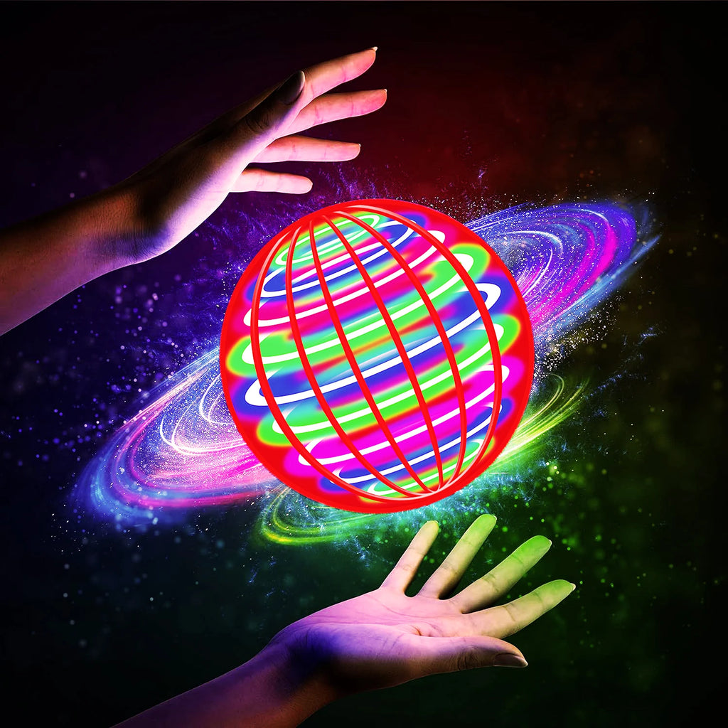 LED Flying Ball Toy (Automatic Floating UFO Spinner with Lights)