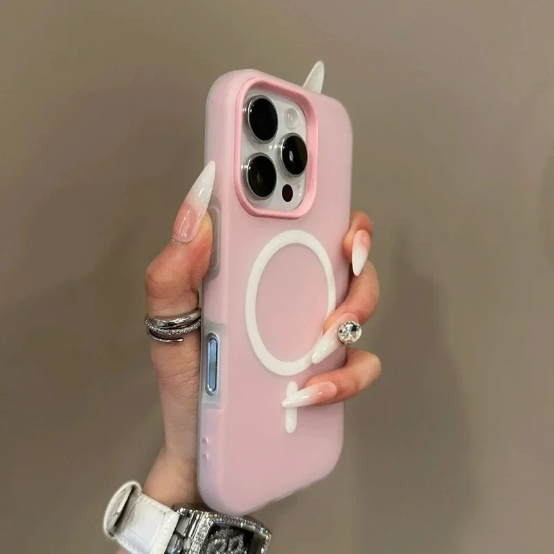 MagSafe Candy Matte iPhone Case (Magnetic Wireless Charging Cover)