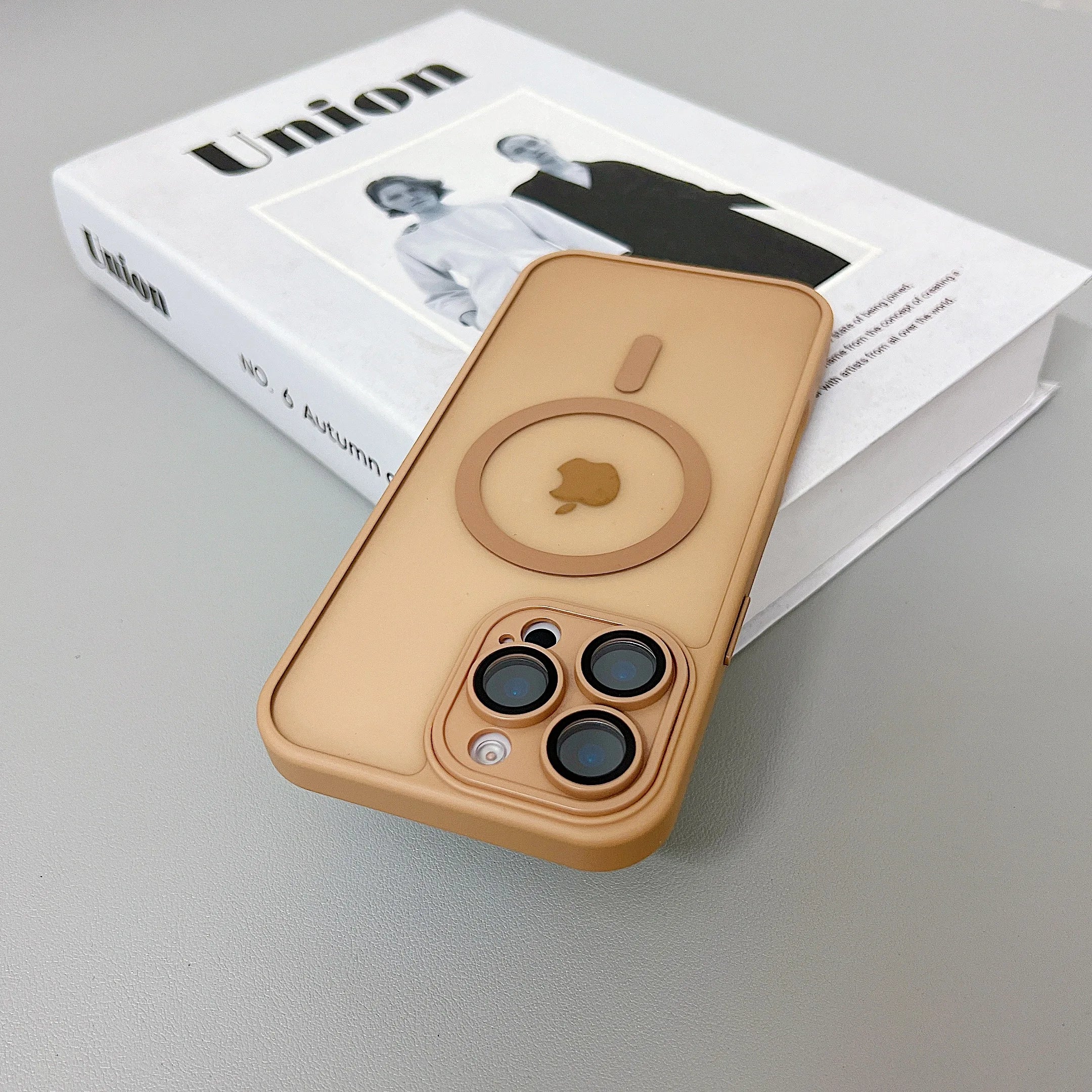 MagSafe Matte Translucent Armor Shockproof iPhone Case