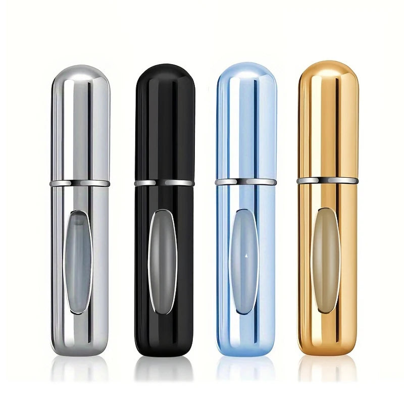 Portable Perfume Atomizer 5ml – Refillable Travel Spray Bottle (1/4 Pack)