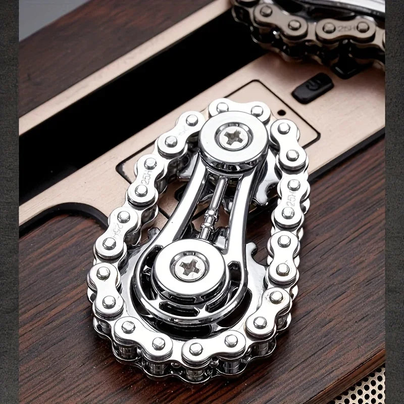 Metal Flywheel Fidget Spinner with Gyro Design