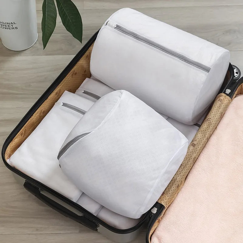 Shoe Washing Mesh Bag with Zipper (Sneaker Laundry Protection Bag)