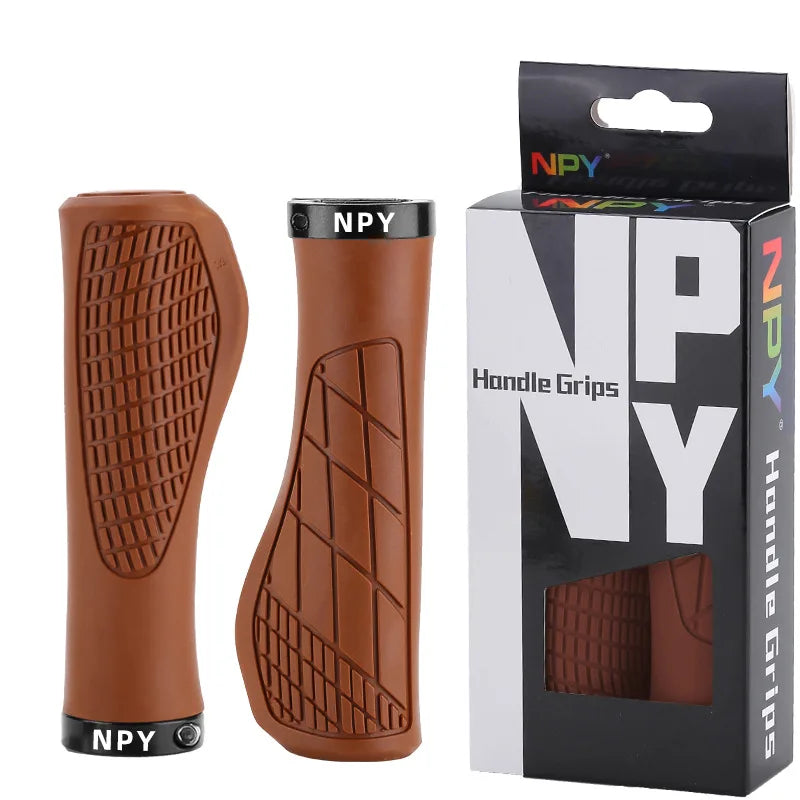 Bicycle Handlebar Lock-On Grips (MTB Soft Rubber)