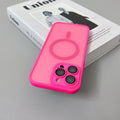 MagSafe Matte Translucent Armor Shockproof iPhone Case