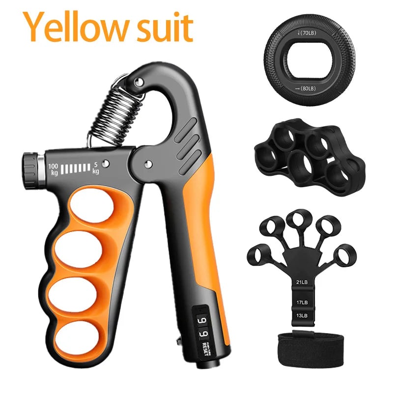 Adjustable Hand Grip Strength Trainer (5–100kg)