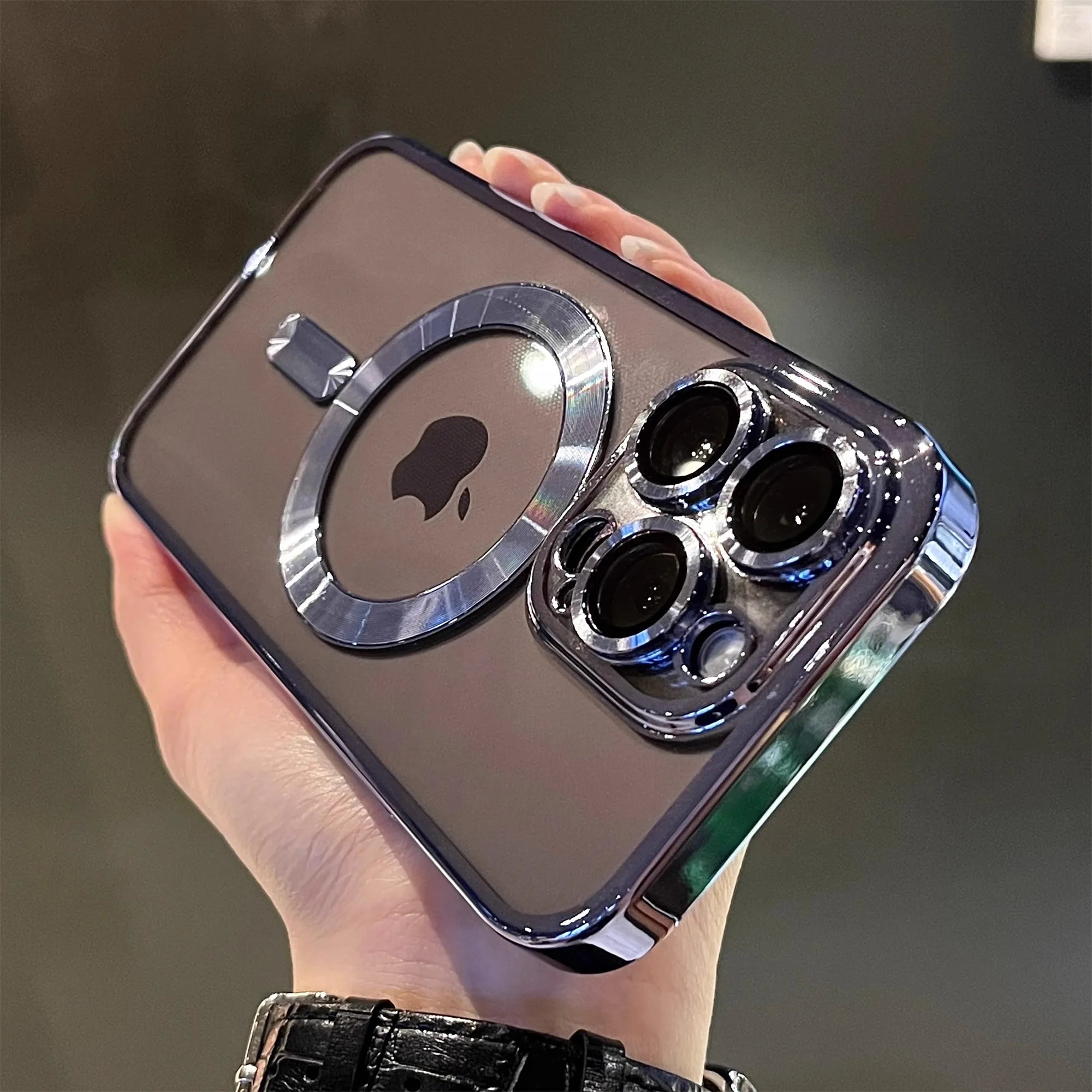 Luxury Magnetic Clear Case for MagSafe iPhone