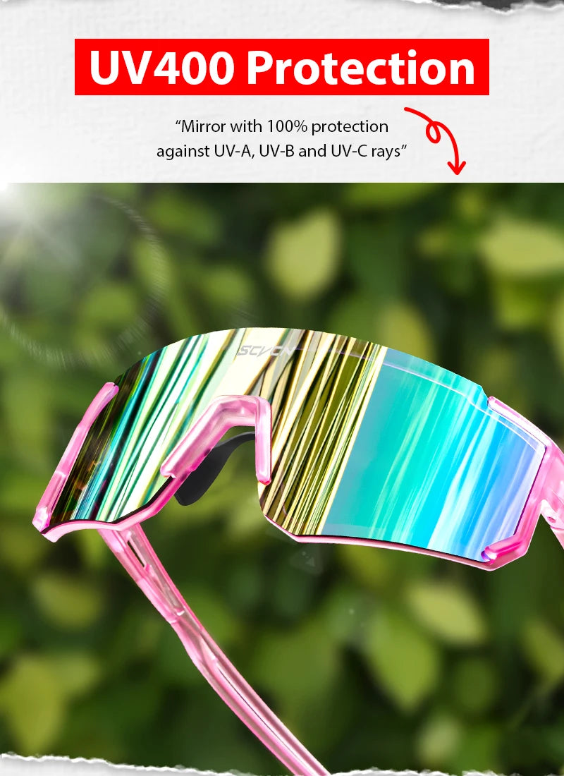 SCVCN UV400 Outdoor Cycling Sunglasses