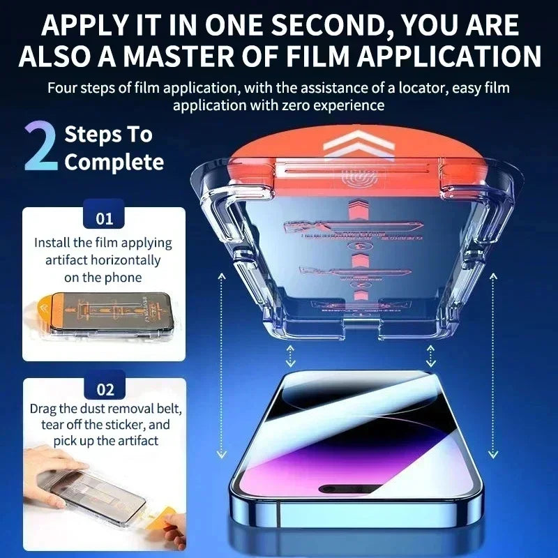 3pcs Privacy Tempered Glass Screen Protector for iPhone