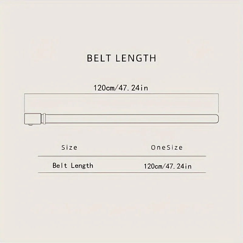 Men’s PU Leather Automatic Buckle Belt (Casual & Business Style)