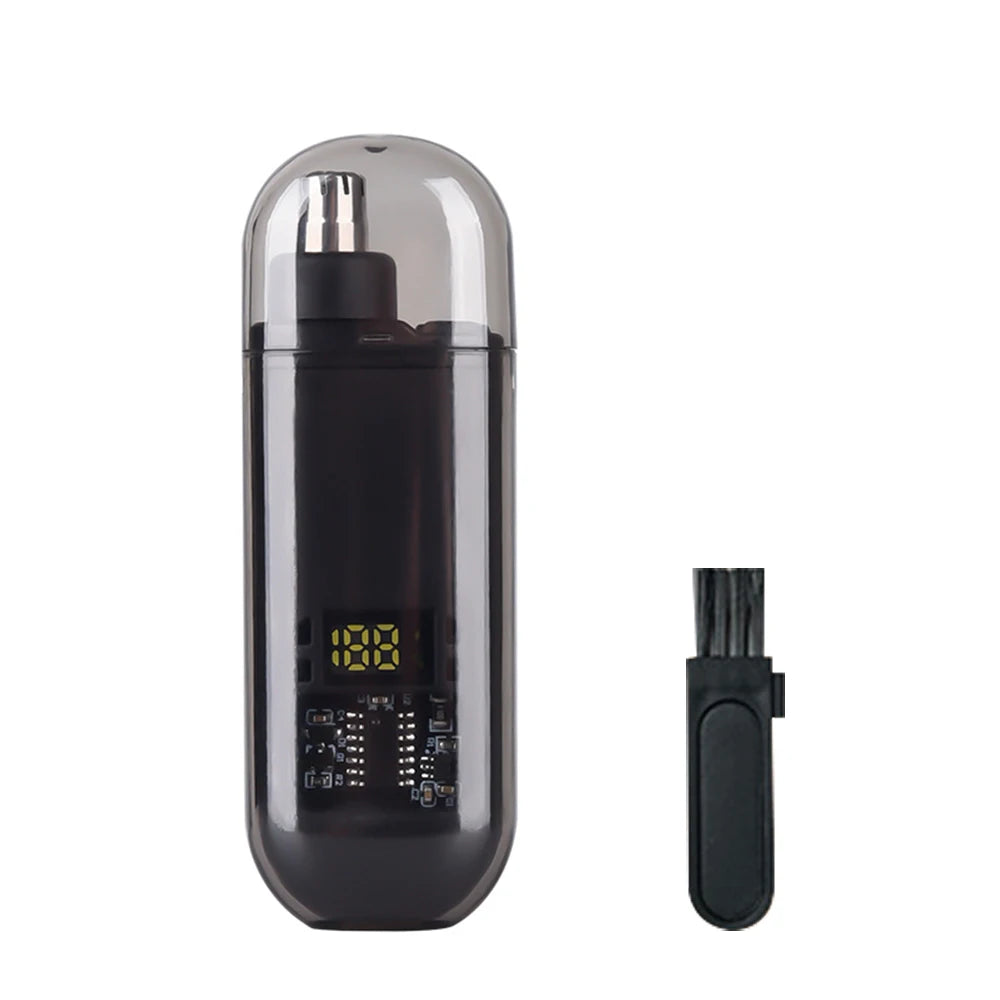 Nose Hair Trimmer Rechargeable Electric Ear & Eyebrow Hair Clipper (USB Portable Groomer)