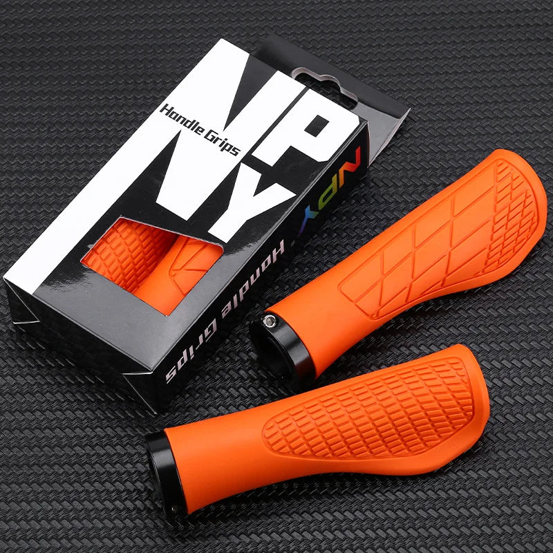 Bicycle Handlebar Lock-On Grips (MTB Soft Rubber)