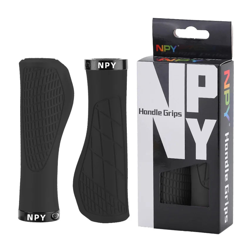 Bicycle Handlebar Lock-On Grips (MTB Soft Rubber)