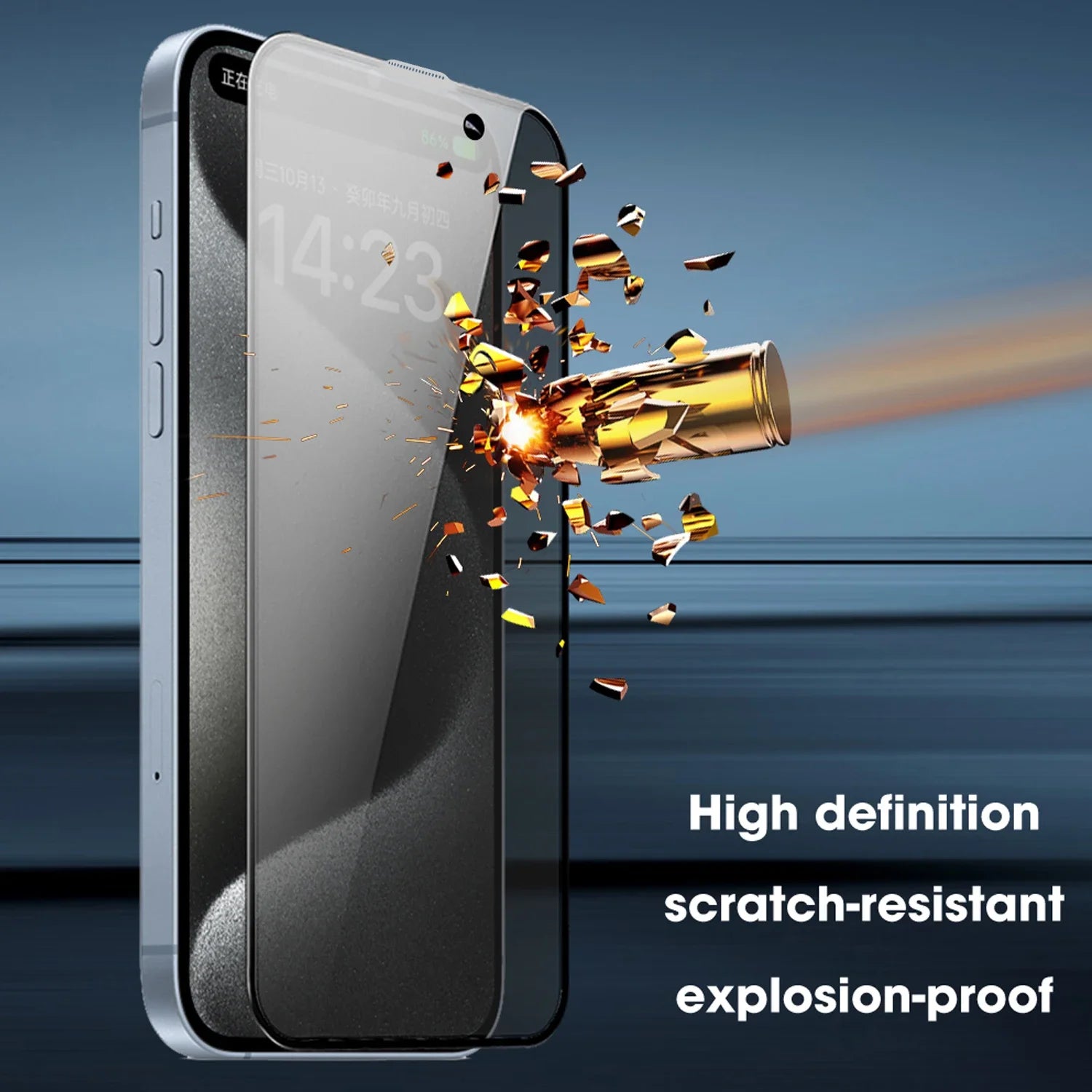 iPhone Tempered Glass Screen Protector (Privacy / Clear, 1–3 Pack, Optional Installation Kit)