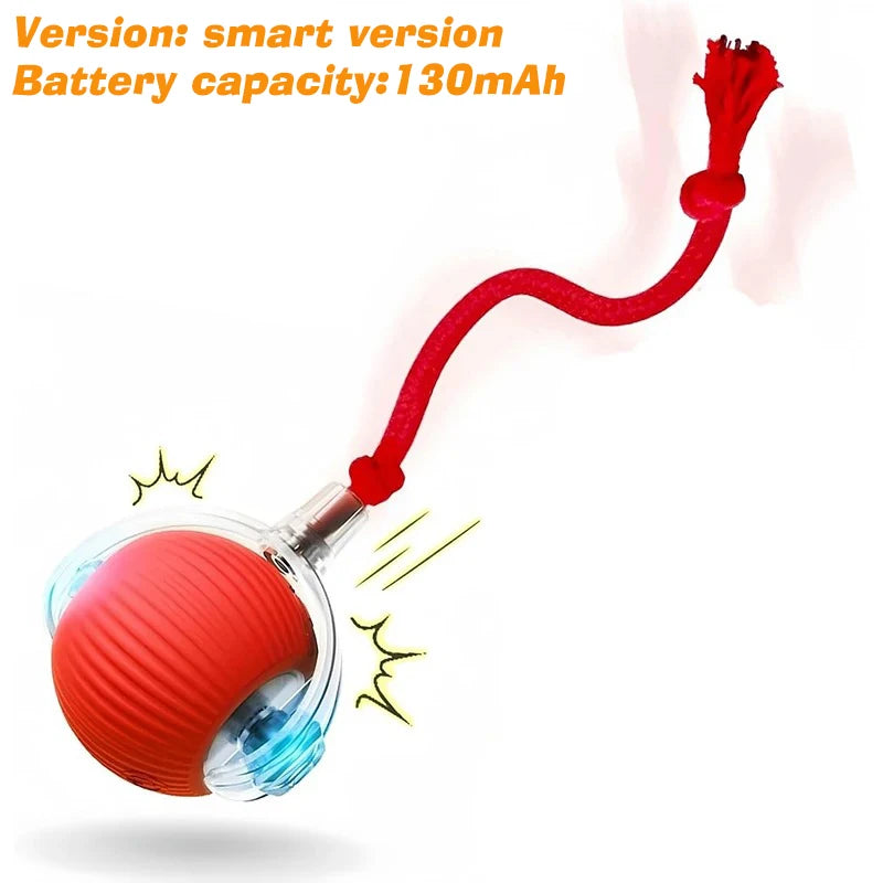 Smart Automatic Dog Ball Toy – Rechargeable Interactive Rolling Pet Toy