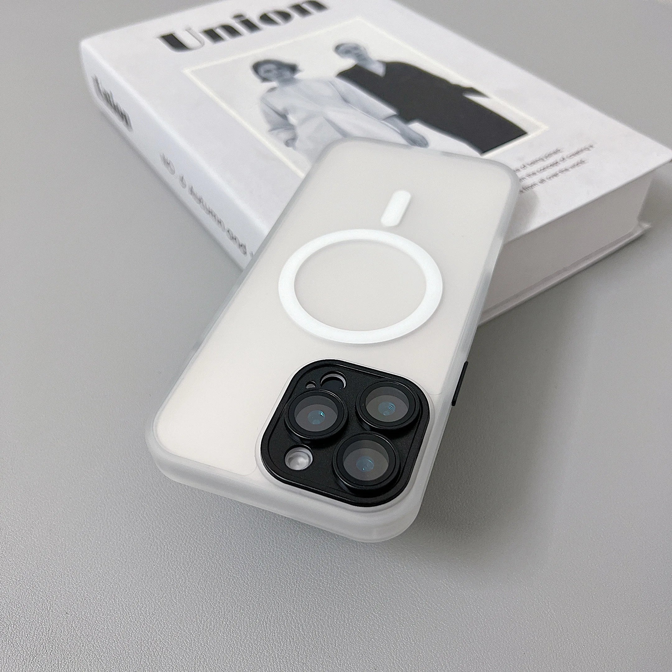 MagSafe Matte Translucent Armor Shockproof iPhone Case