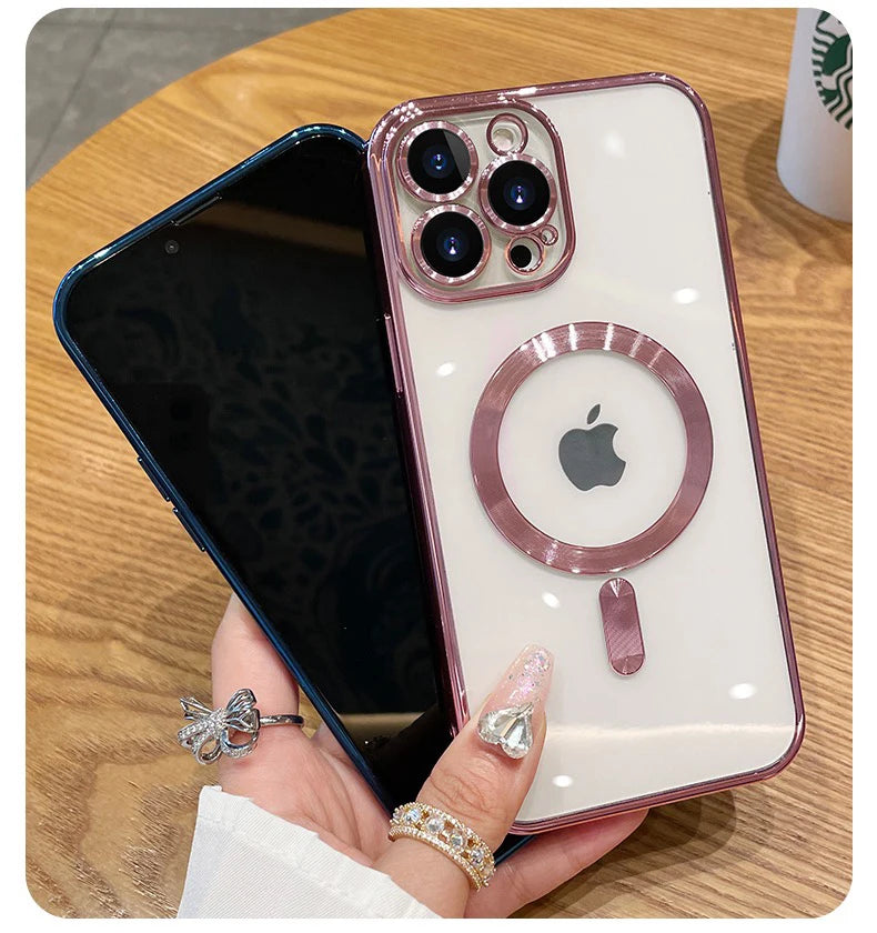 Magnetic Clear Case for iPhone (MagSafe Compatible)