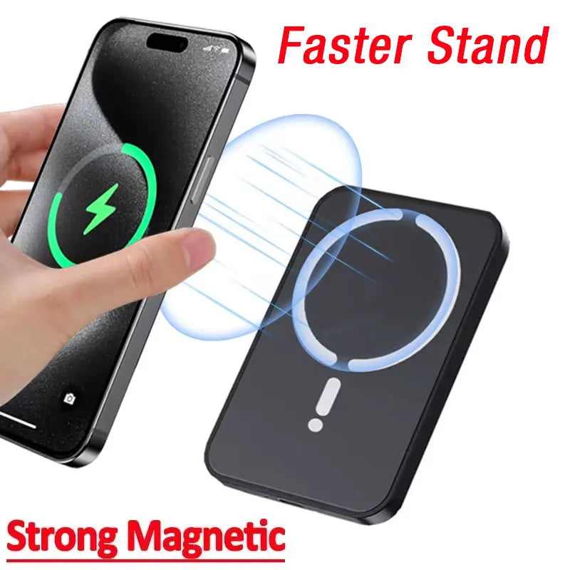 Magnetic Wireless Car Charger Phone Holder