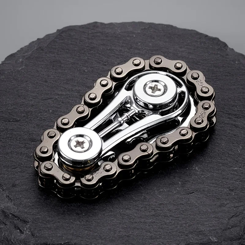 Metal Flywheel Fidget Spinner with Gyro Design