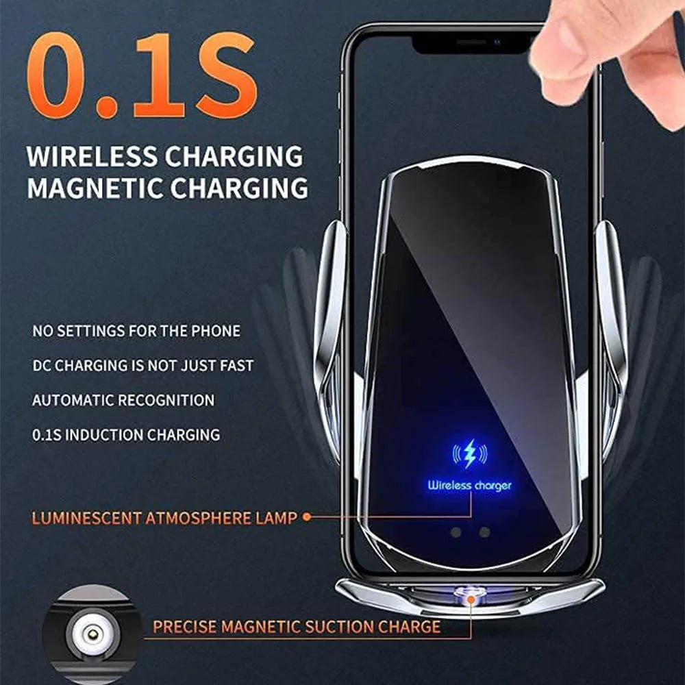 Q3 Smart Sensor Wireless Car Charger Mount