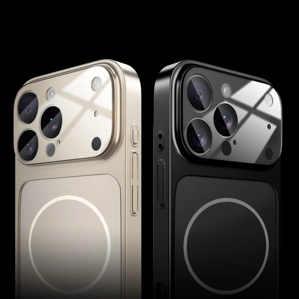 Luxury Matte MagSafe Armor Case for iPhone (Shockproof Protective Cover)