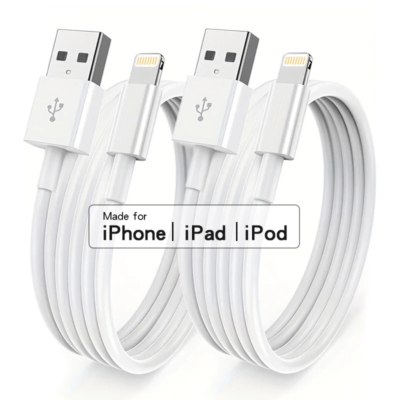 MFi Certified Lightning Charging Cable for iPhone (USB-A to Lightning)