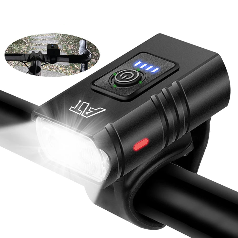 High Bright LED Bicycle Front Light (6 Modes MTB & Road Bike Headlight)