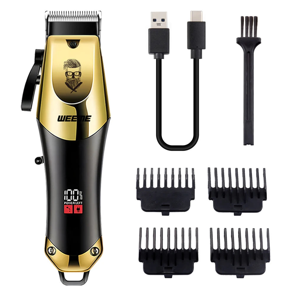 T9 Vintage Hair Clipper & Beard Trimmer Kit (Rechargeable Grooming Set)
