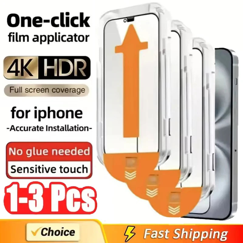 3pcs 8K Privacy Tempered Glass for iPhone