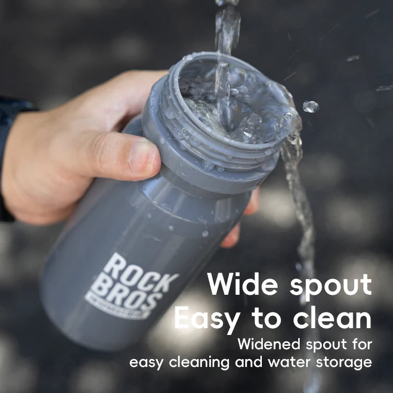 ROCKBROS 600ml Cycling Water Bottle (Squeeze Sports Bottle for MTB & Road Bike)
