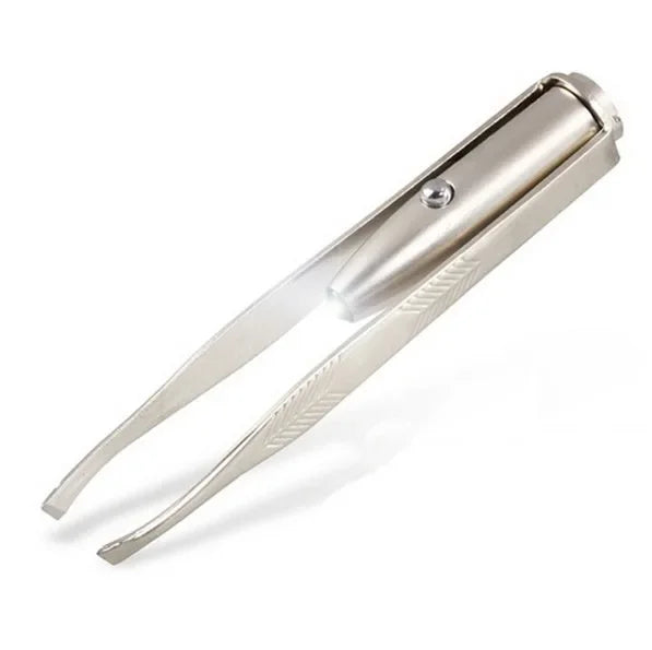 LED Eyebrow Tweezer Precision Hair Remover