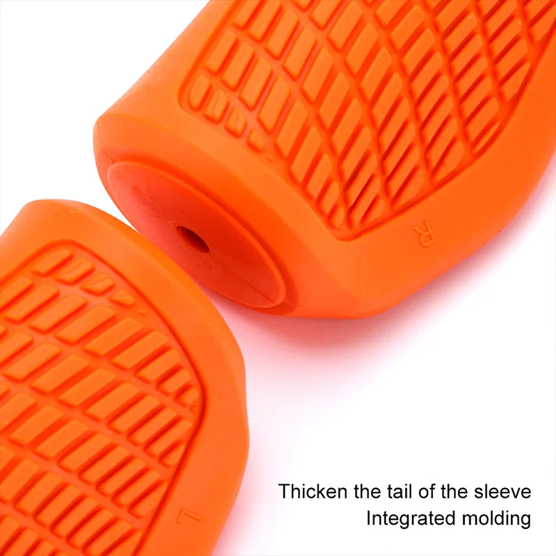 Bicycle Handlebar Lock-On Grips (MTB Soft Rubber)