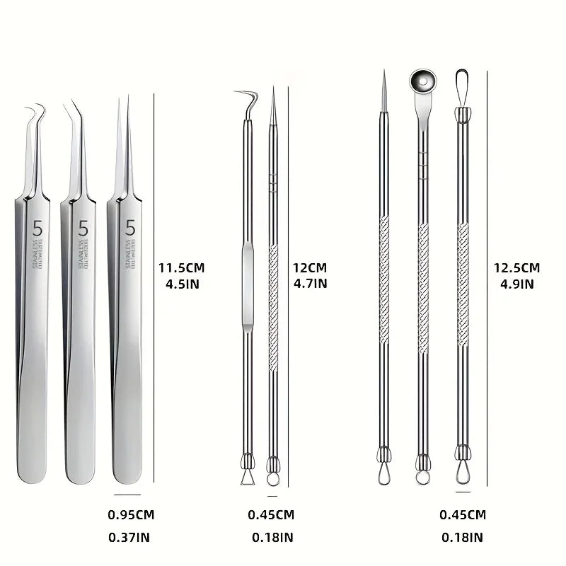 8-Piece Blackhead & Acne Remover Kit